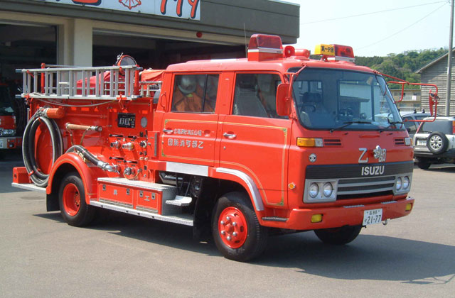 第３出動車（団員）消防ポンプ自動車（団車）